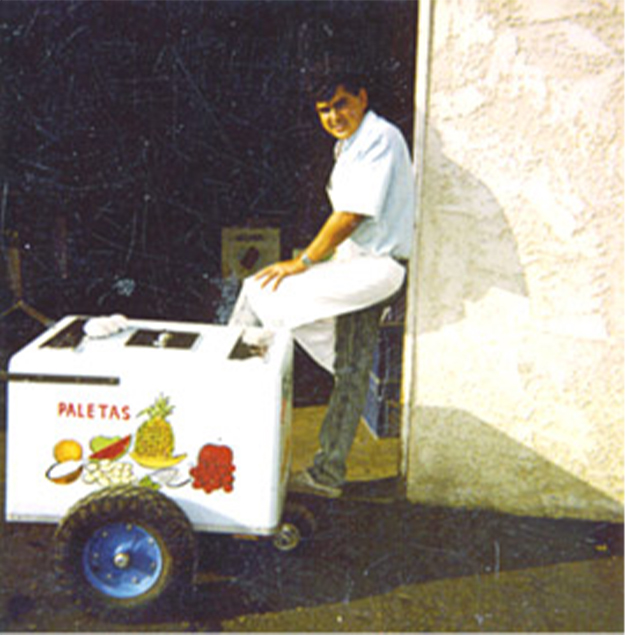 Emilio Sandoval and Ice Cream Cart